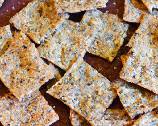 Crunchy Keto Sesame Seed Crackers: Low-Carb Snack Delight