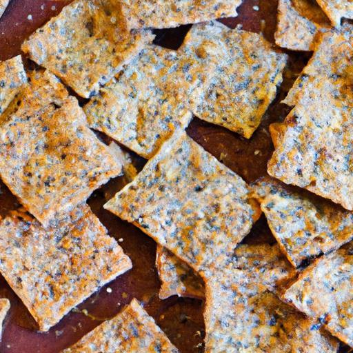 Crunchy Keto Sesame Seed Crackers: Low-Carb Snack Delight