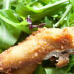 Crispy Chicken Milanese Meets Fresh Arugula Salad Delight