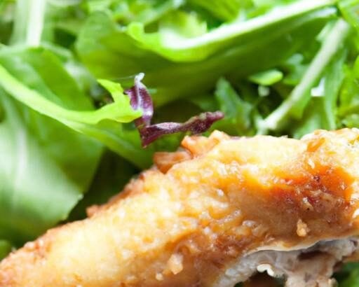 Crispy Chicken Milanese Meets Fresh Arugula Salad Delight