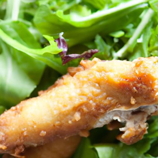 Crispy Chicken Milanese Meets Fresh Arugula Salad Delight