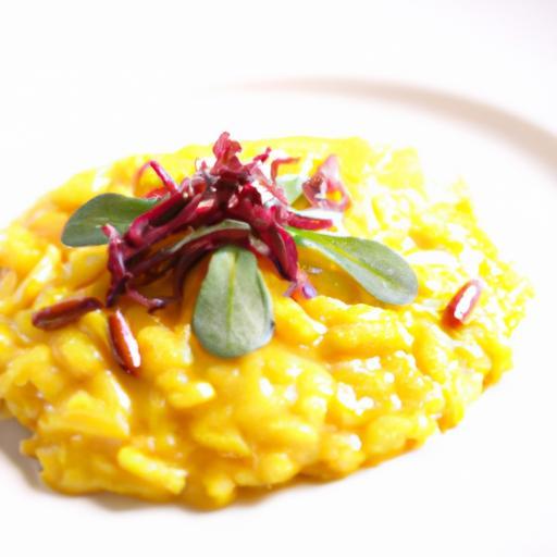 Golden Indulgence: Crafting Classic Saffron Risotto Bliss
