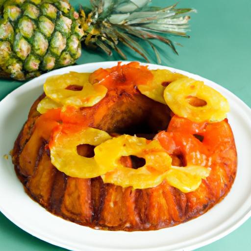 Tropical Delight: The Art of Caribbean Pineapple Upside-Down Cake