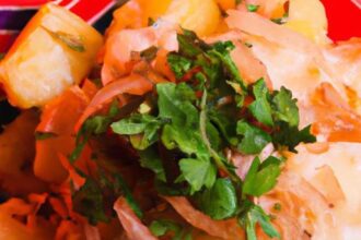 Savoring Papas a la Huancaína: Spicy Cheese Potato Delight