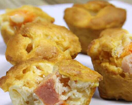 Savory Muffins: A Tasty Trio of Ham, Olives & Cheese