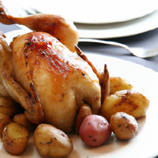 Perfecting Sunday Roast Chicken with Crispy Roasted Potatoes