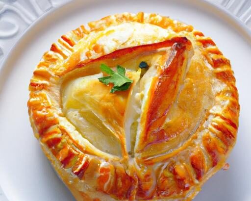 Golden Puff Pastry Tarte Soleil: A Stunning Appetizer Idea
