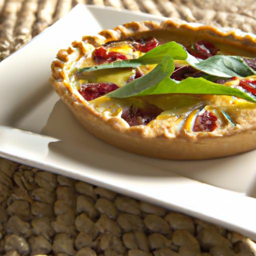 Bright Bites: Crafting a Quick Tomato and Mustard Tart