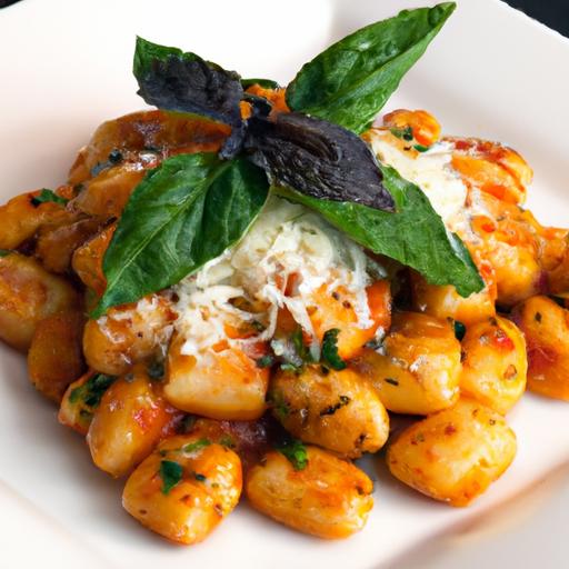 Golden pan-Fried Gnocchi in Vibrant Tomato Basil Sauce