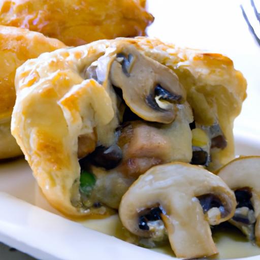 Savor the Flaky Charm of Chicken & Mushroom Vol-au-vent