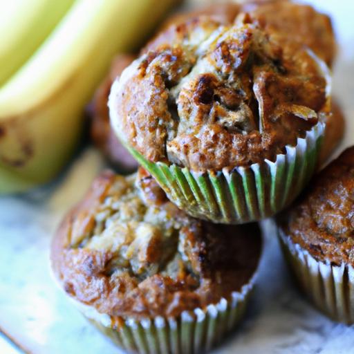 Wholesome Banana Nut Muffins Made with Buckwheat Flour