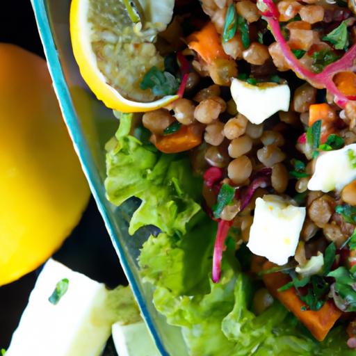 fresh & Flavorful: Herb-Infused Lentil Salad ‌with⁢ Feta