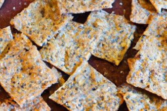 Crunchy Keto Sesame Seed Crackers: Low-Carb Snack Delight