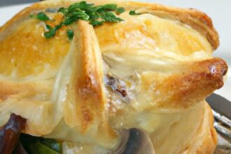 Savor the Flaky Charm of Chicken & Mushroom Vol-au-Vent