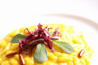 Golden Indulgence: Crafting Classic Saffron Risotto Bliss