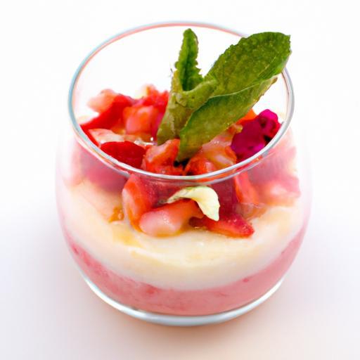 Delectable Strawberry Rhubarb Mascarpone Verrines Delight