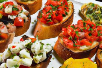 A Flavorful Journey: Exploring Assorted Bruschetta Delights
