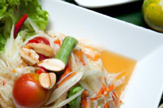 Green Papaya Salad: Thailand’s Zesty Som Tam Delight Unveiled