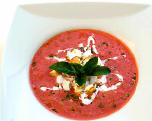 Chilled Andalusian Gazpacho: A Fresh Tomato Delight