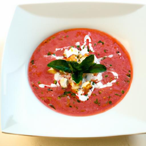 Chilled Andalusian Gazpacho: A Fresh Tomato Delight