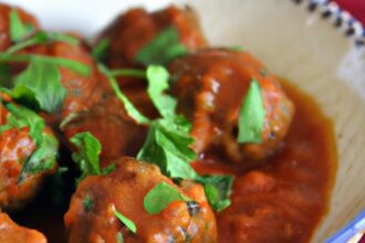Savory Meatballs in Tomato Sauce: A Classic Comfort Dish