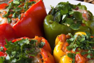 Mediterranean Stuffed Peppers: A Flavorful Feast Inside