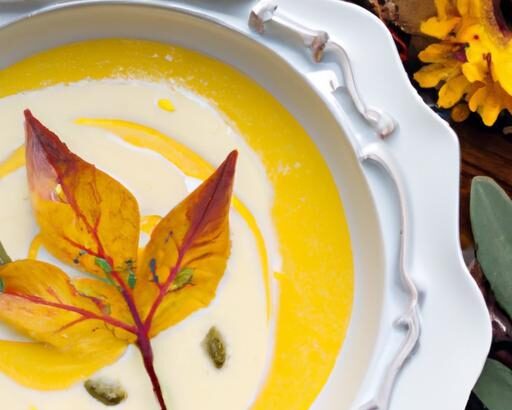 Savor Autumn’s Warmth: Butternut Squash Soup with Sage