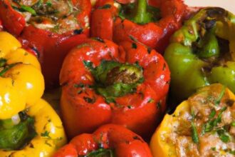 Mediterranean Stuffed Bell Peppers: A Flavorful Feast