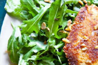 Crisp Chicken Milanese Meets Peppery Arugula Salad Delight