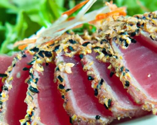 Sesame-Crusted Tuna Tataki: A Perfect Blend of Flavor
