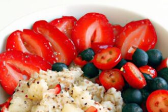 Energize Mornings: Quinoa Breakfast Bowls with Berries