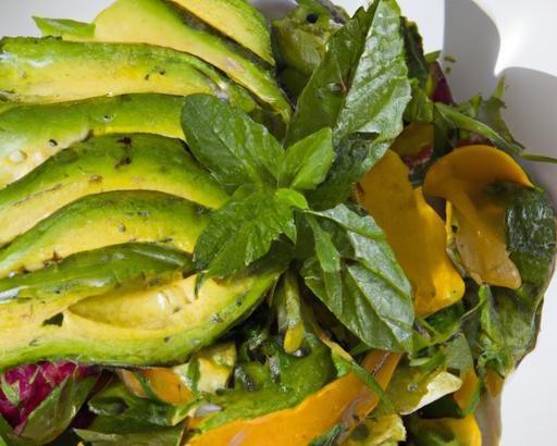 Zesty Green Mango & Avocado Salad: Fresh Flavor Fusion