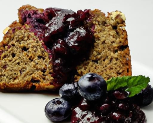 Buckwheat Cake with Blueberry Jam: A Nutty, Sweet Delight