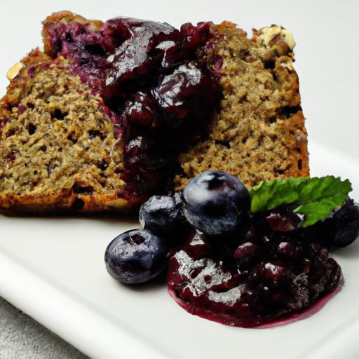 Buckwheat Cake with Blueberry Jam: A Nutty, Sweet Delight