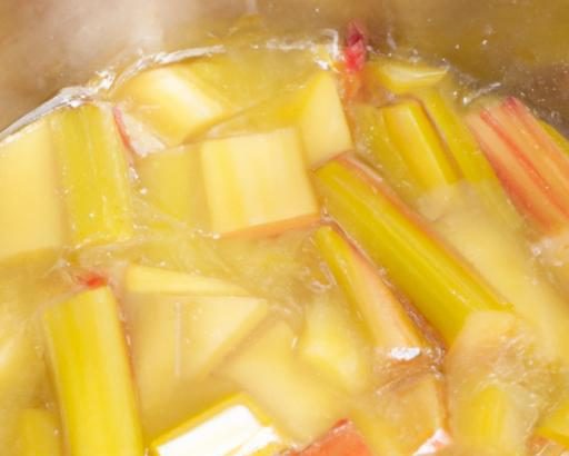 Sweet Harmony: Crafting Homemade Apple & Rhubarb Compote