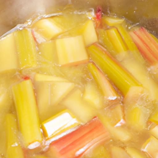 Sweet Harmony: Crafting Homemade Apple & Rhubarb Compote