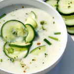 Refreshing Chilled Cucumber and Yogurt Soup for Summer Days