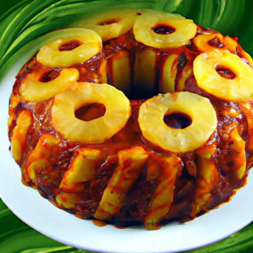 Tropical Delight: The Ultimate Caribbean Pineapple Upside-Down Cake