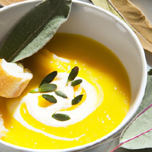 Savor Autumn's Warmth: Butternut Squash Soup with Sage