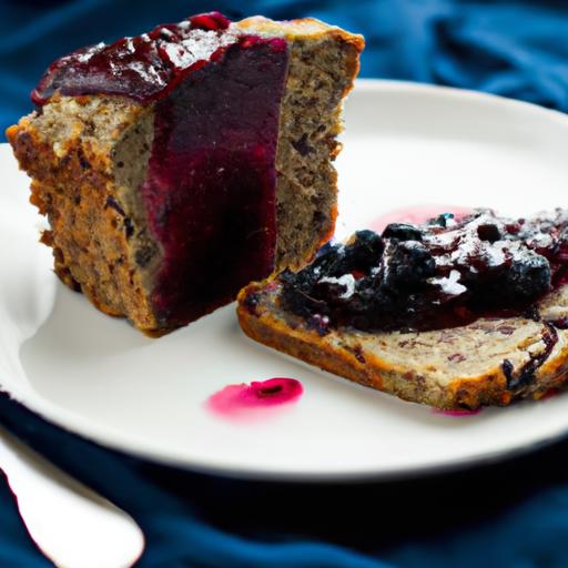 Buckwheat Cake with Blueberry Jam: A Nutty, Sweet Delight