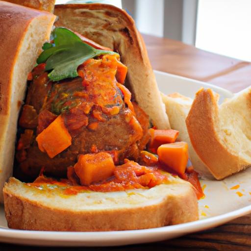 Bunny Chow Bliss: Durban Curry Served in a Bread Loaf