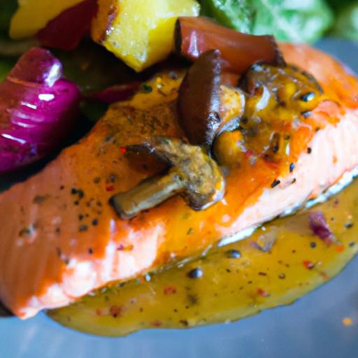 Maple Mustard Salmon: easy Sheet-Pan Dinner Delight