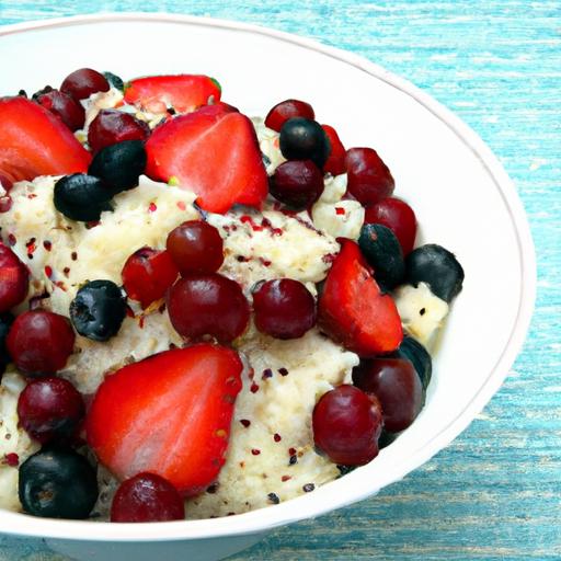 Energize Mornings: Quinoa Breakfast Bowls with Berries