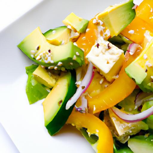 Zesty Green Mango & Avocado Salad: Fresh Flavor Fusion