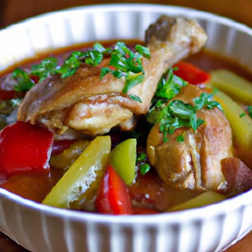 Hearty Basque-Style chicken Stew: A Flavorful Journey