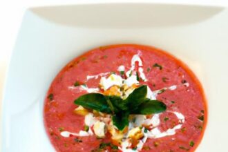 Chilled Andalusian Gazpacho: A Fresh Tomato Delight