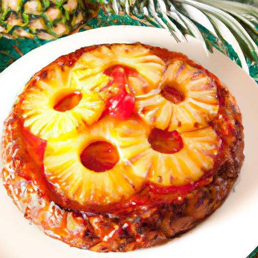 Tropical Delight: The Ultimate Caribbean Pineapple Upside-Down Cake