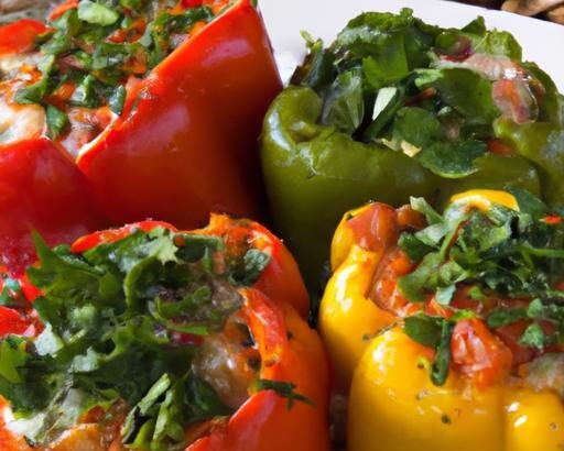 Mediterranean Stuffed Peppers: A Flavorful Feast Inside