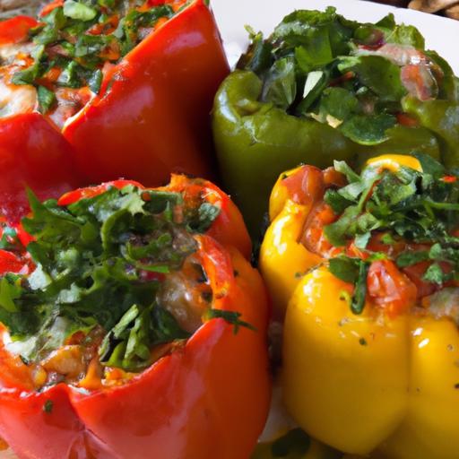 Mediterranean Stuffed Peppers: A Flavorful Feast Inside
