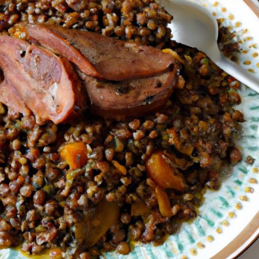 Hearty Salted Pork with Lentils: A Timeless Comfort Dish